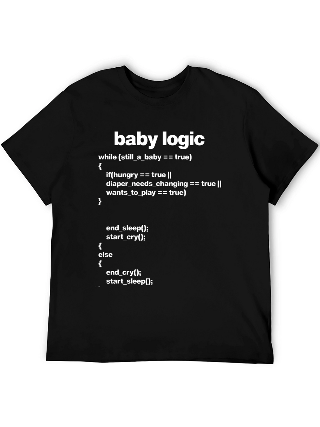 Baby Logic Programmer T-Shirt - Funny Coding Humor