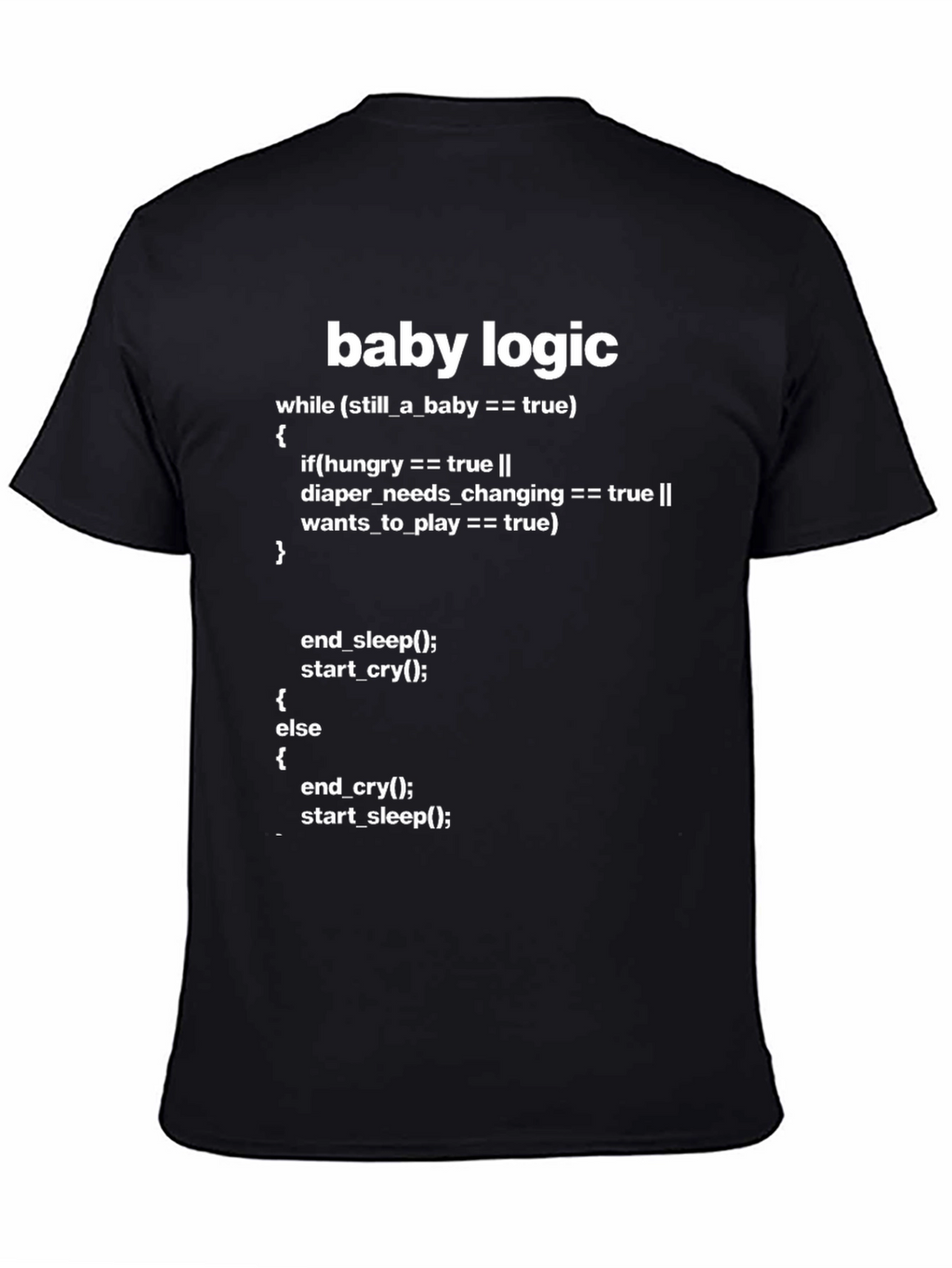 Baby Logic Programmer T-Shirt - Funny Coding Humor