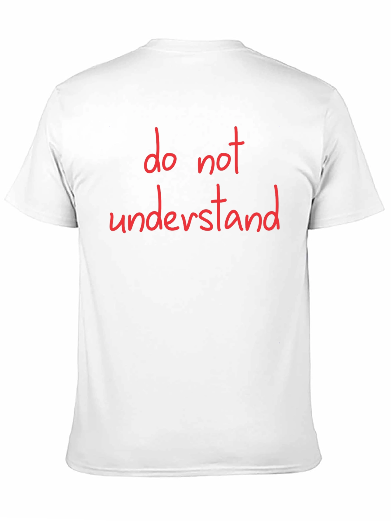 Do Not Understand Graphic Tee - Black Cotton T-Shirt
