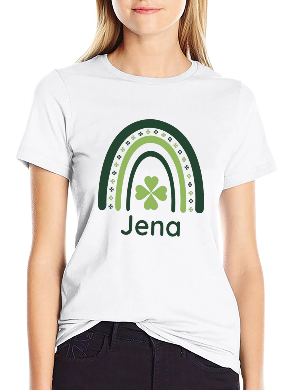 Jena St. Patricks Day Rainbow T-Shirt