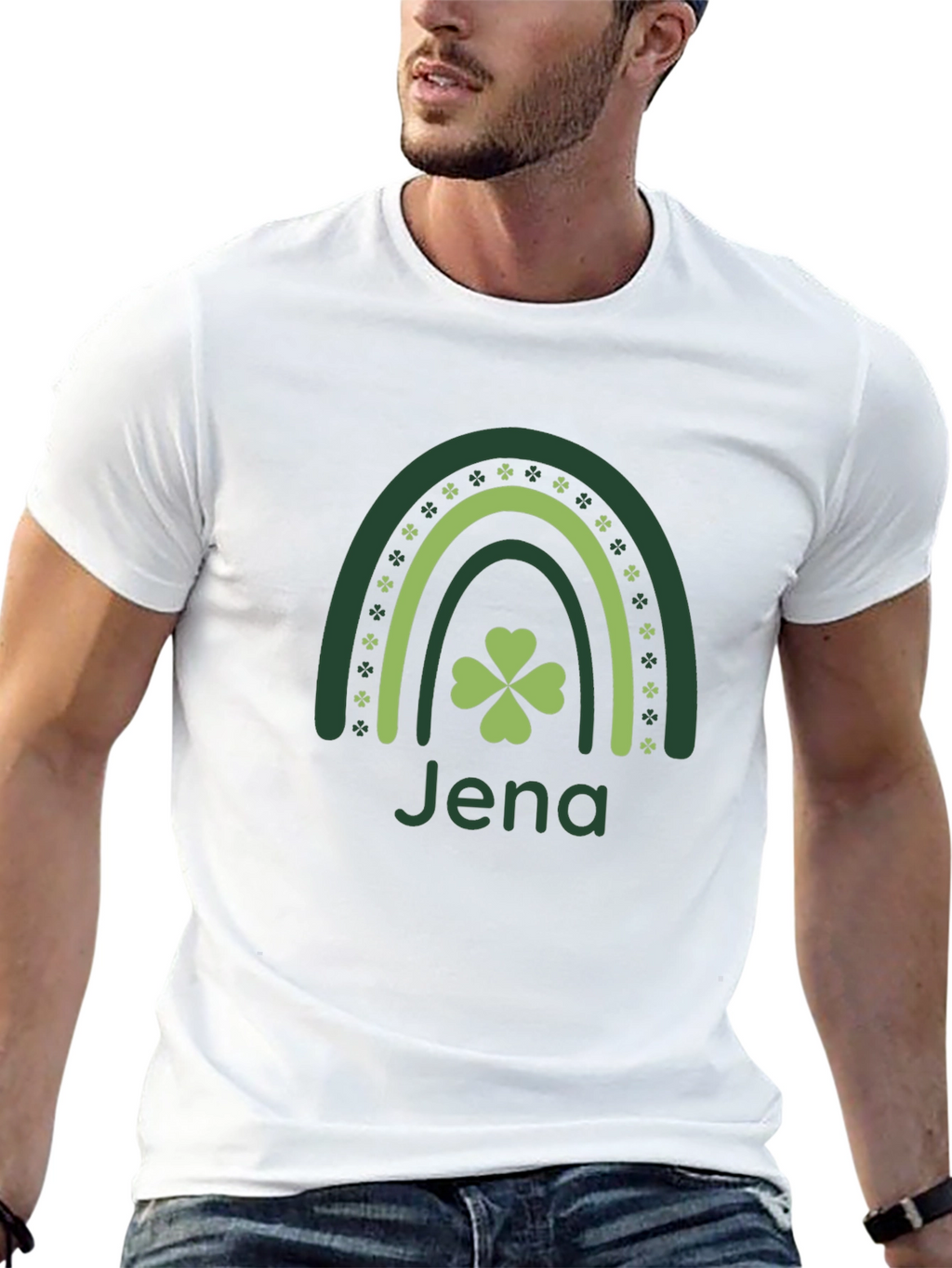 Jena St. Patricks Day Rainbow T-Shirt