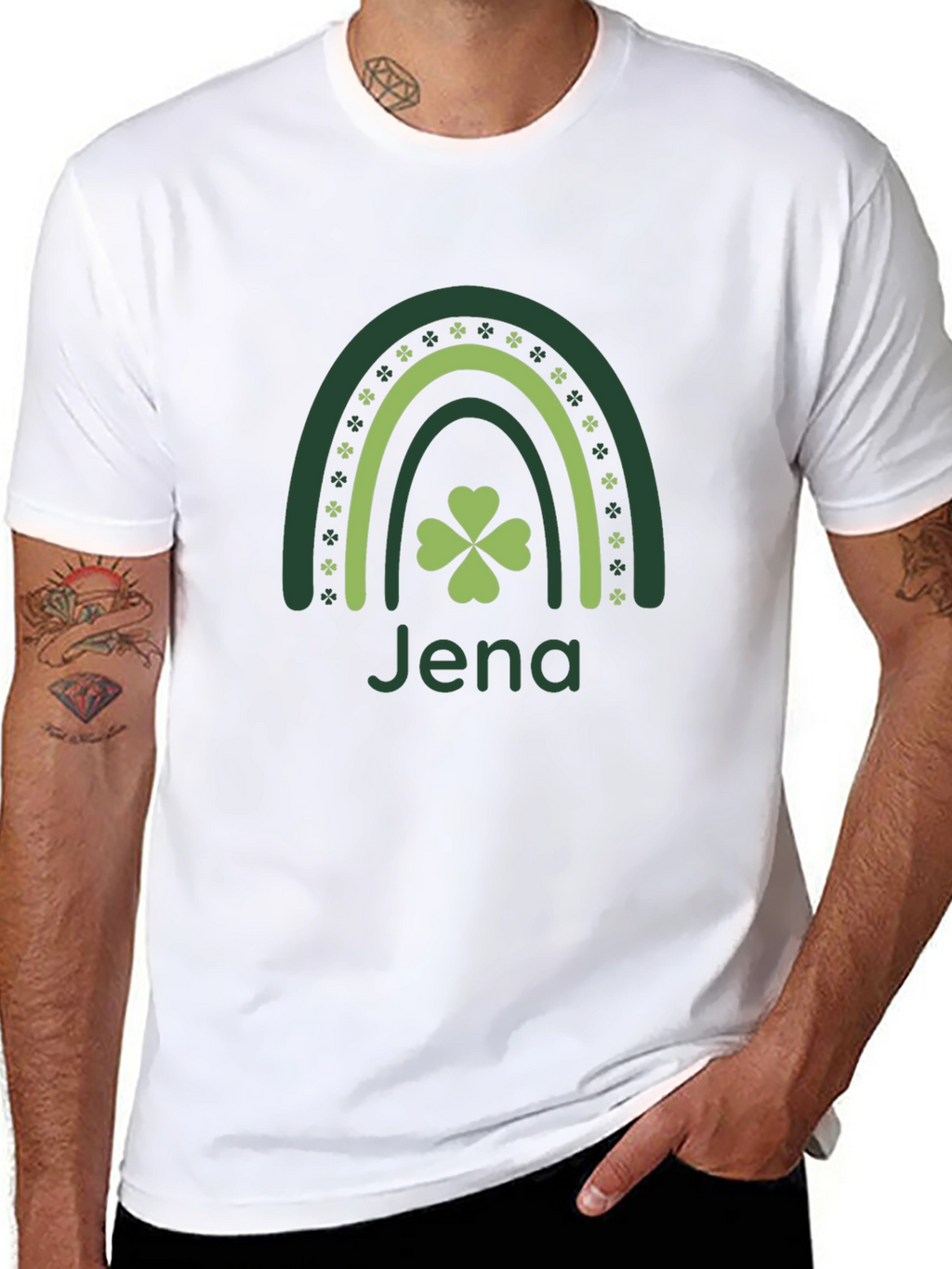 Jena St. Patricks Day Rainbow T-Shirt