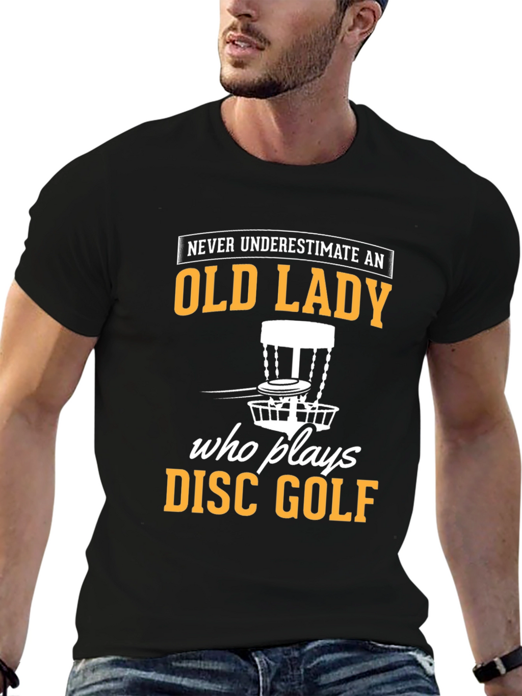 Old Lady Disc Golf T-Shirt
