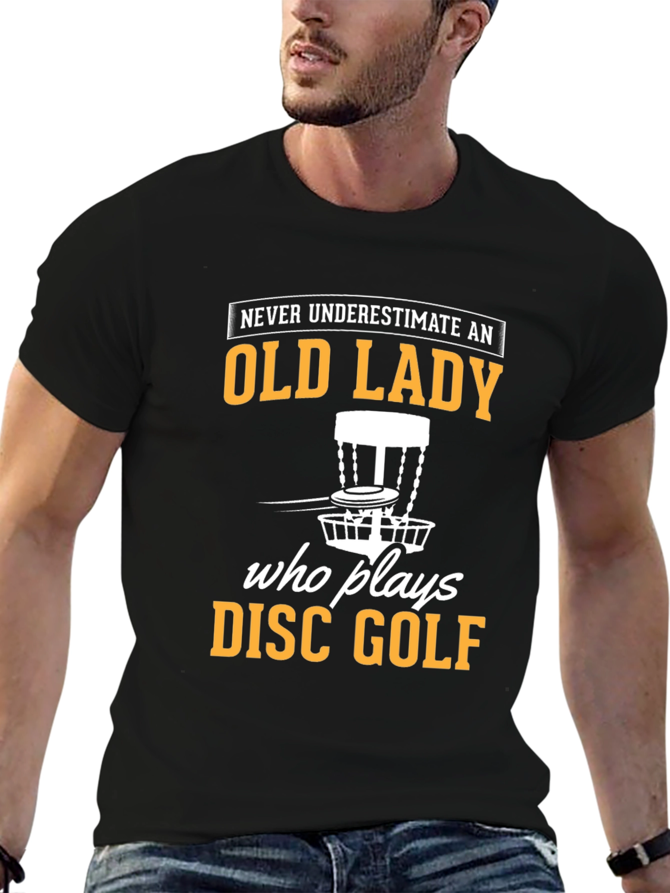 Old Lady Disc Golf T-Shirt