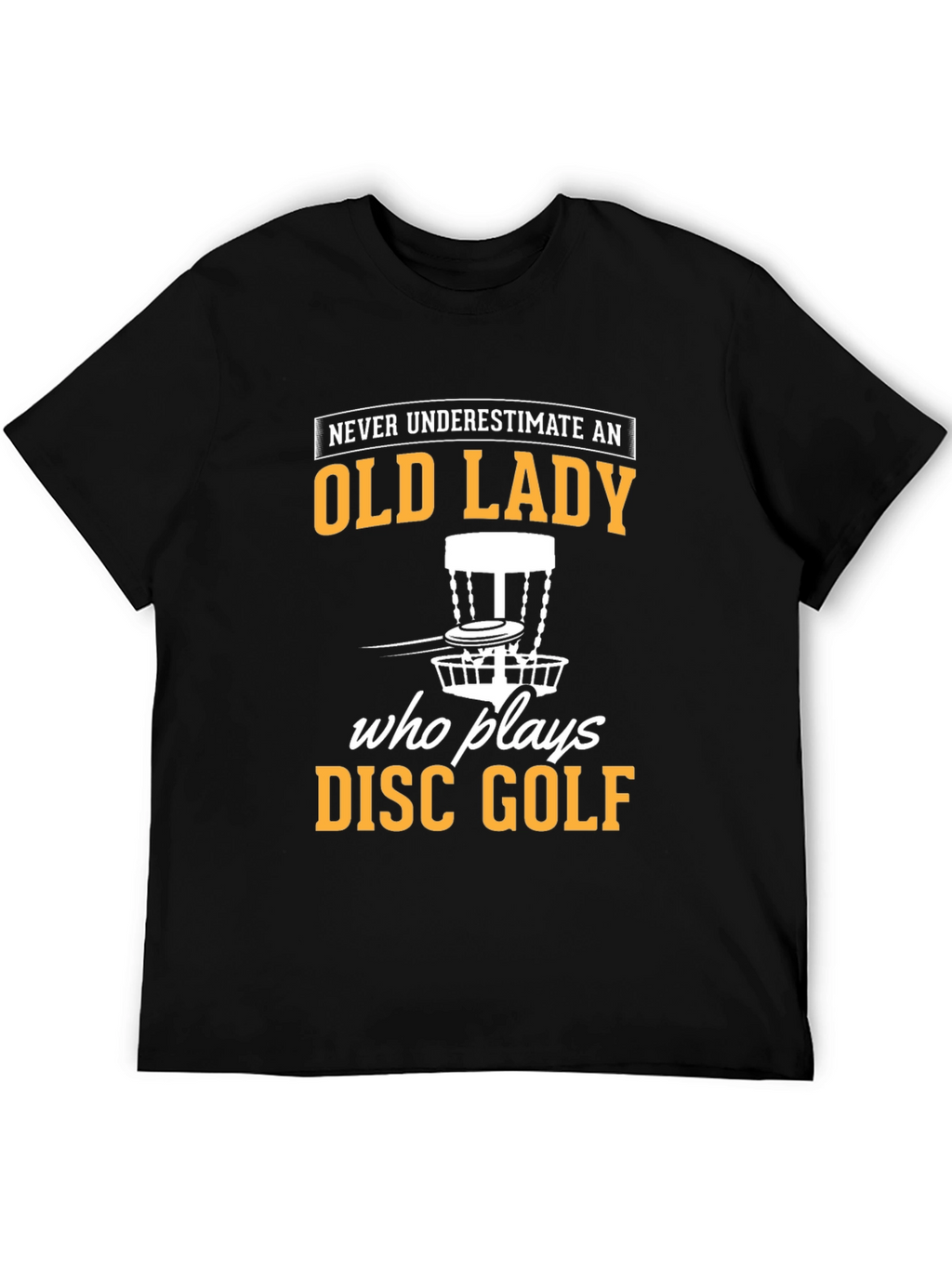Old Lady Disc Golf T-Shirt