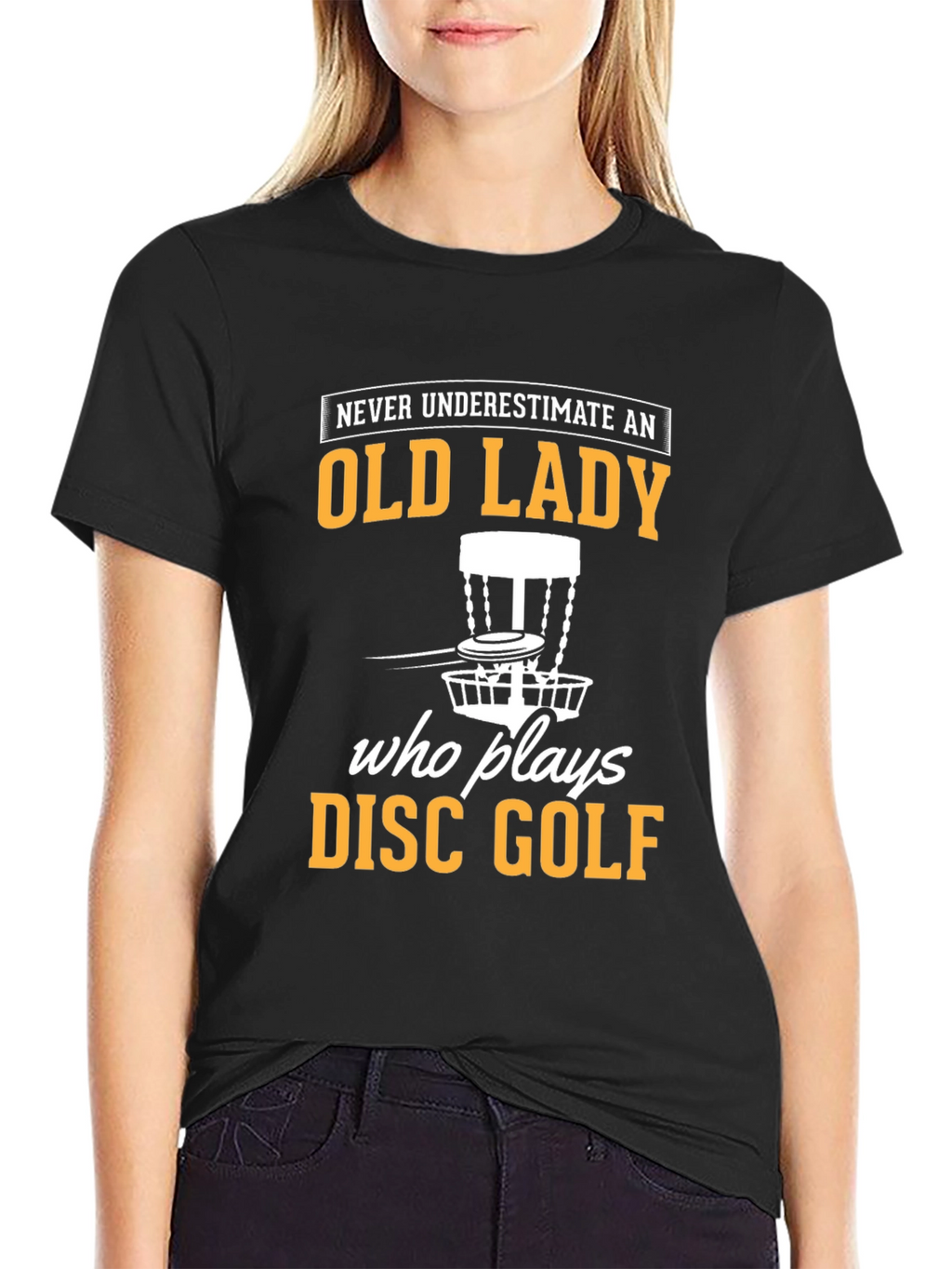 Old Lady Disc Golf T-Shirt