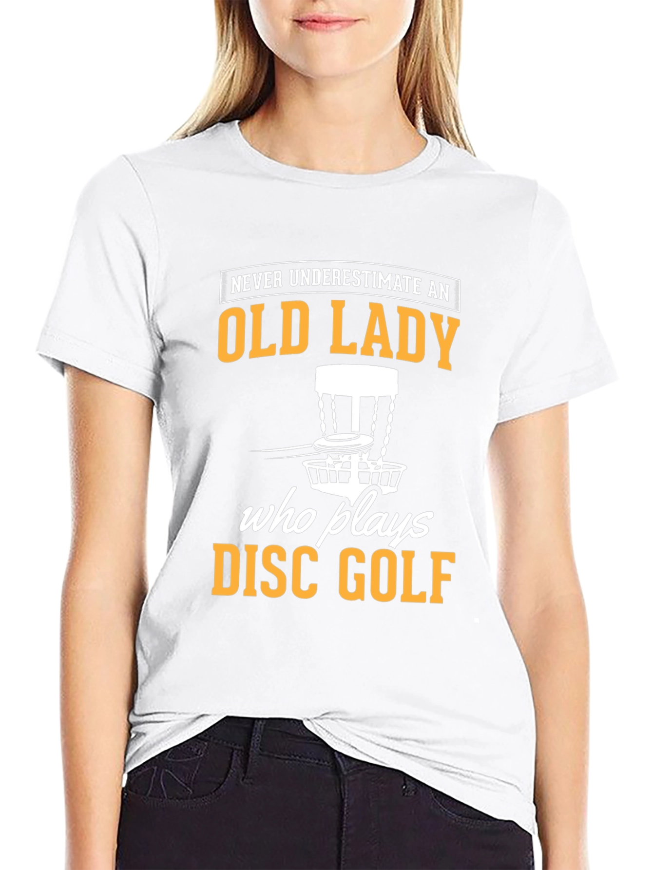 Old Lady Disc Golf T-Shirt