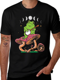 Frog Banjo Moon Phase Graphic Tee
