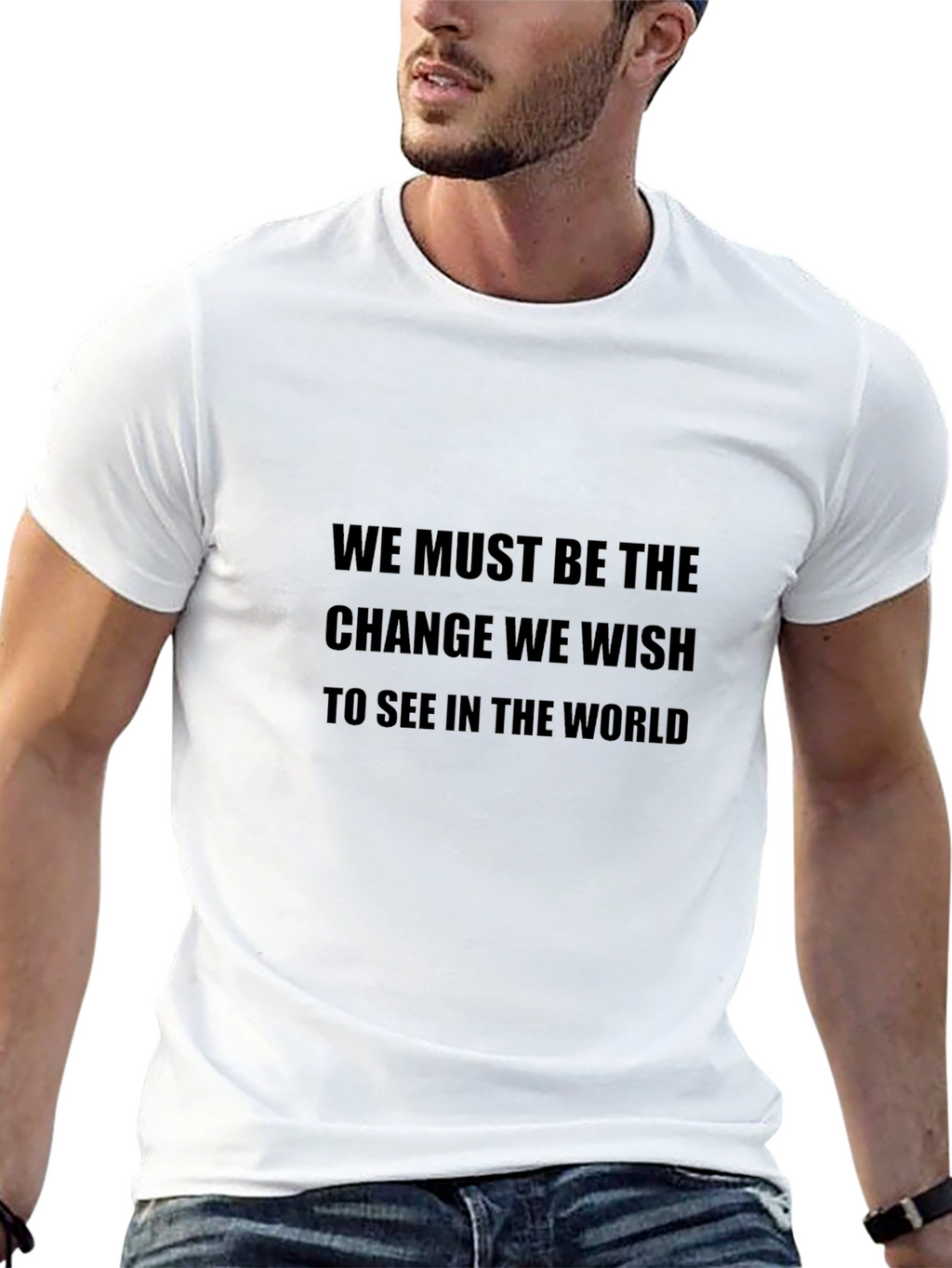 Inspirational Quote T-Shirt - Be the Change