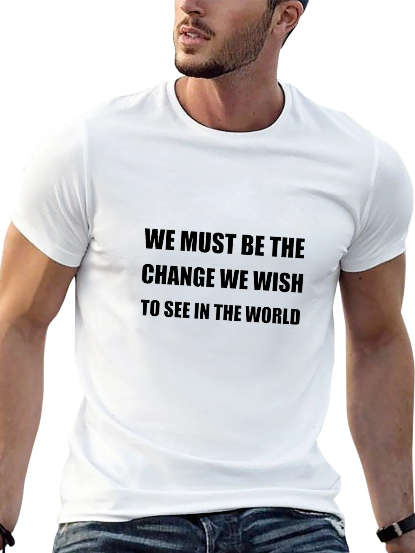 Inspirational Quote T-Shirt - Be the Change