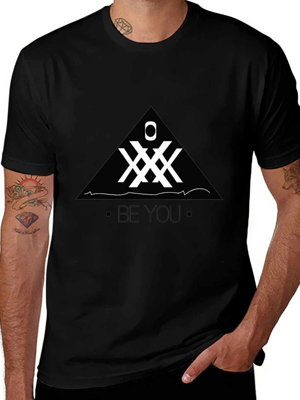 Be You Graphic Tee - Black