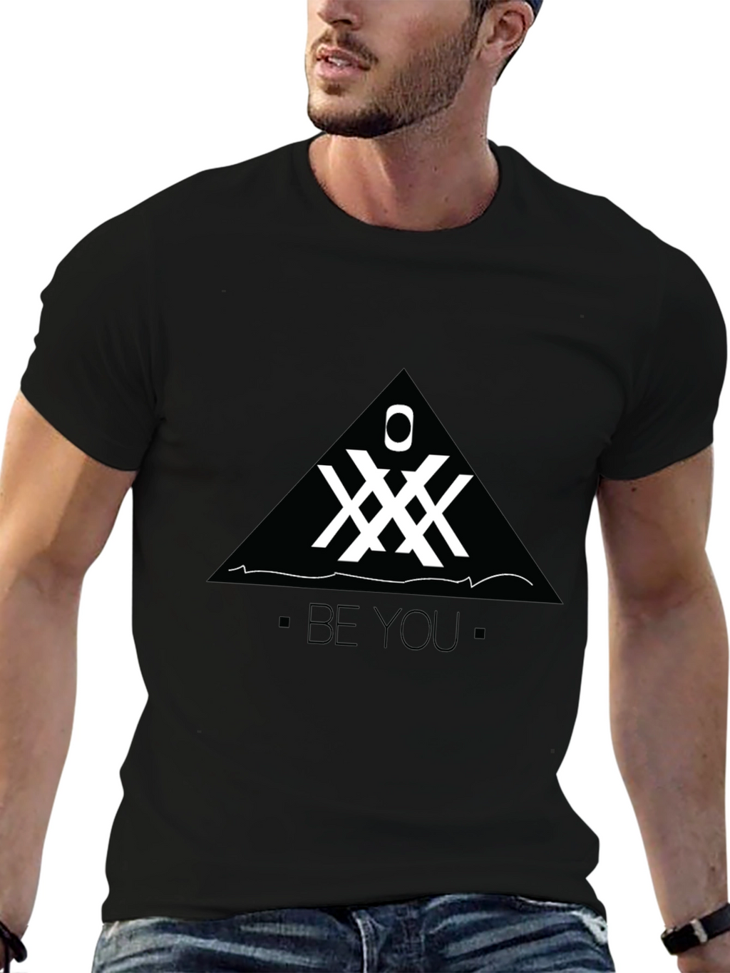 Be You Graphic Tee - Black