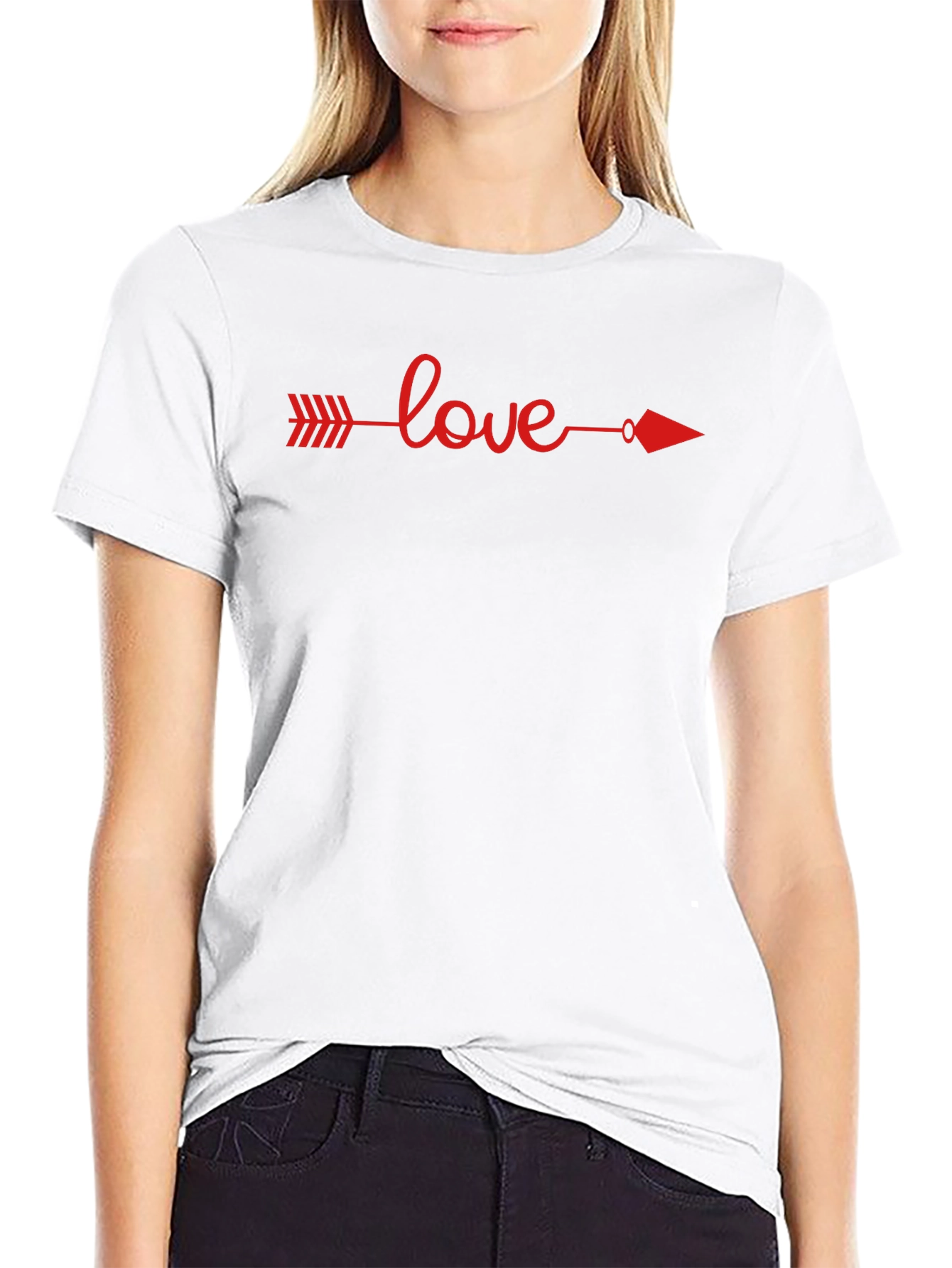 Love Arrow Graphic Tee - Valentines Day