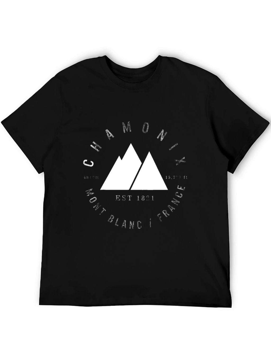 Mont Blanc Chamonix T-Shirt - Mountain Graphic Tee