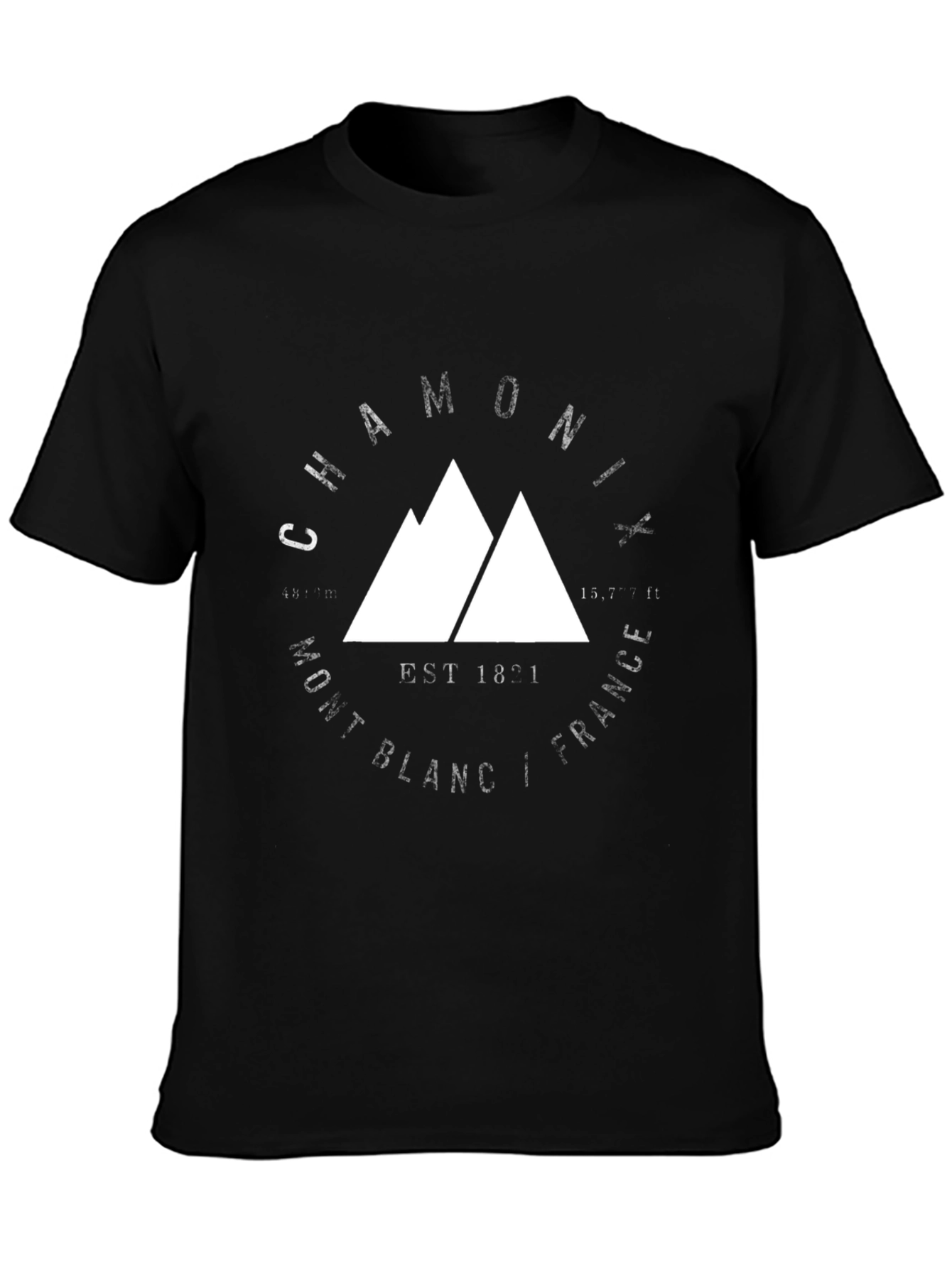 Mont Blanc Chamonix T-Shirt - Mountain Graphic Tee