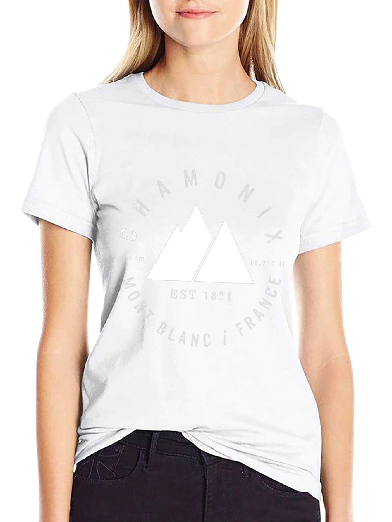 Mont Blanc Chamonix T-Shirt - Mountain Graphic Tee