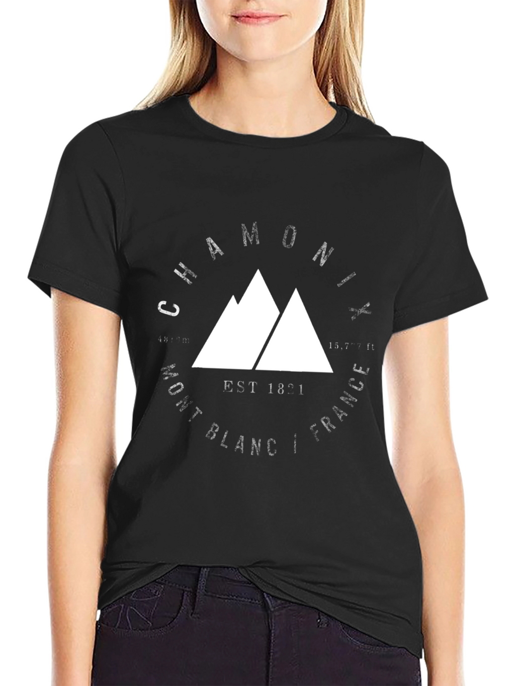 Mont Blanc Chamonix T-Shirt - Mountain Graphic Tee
