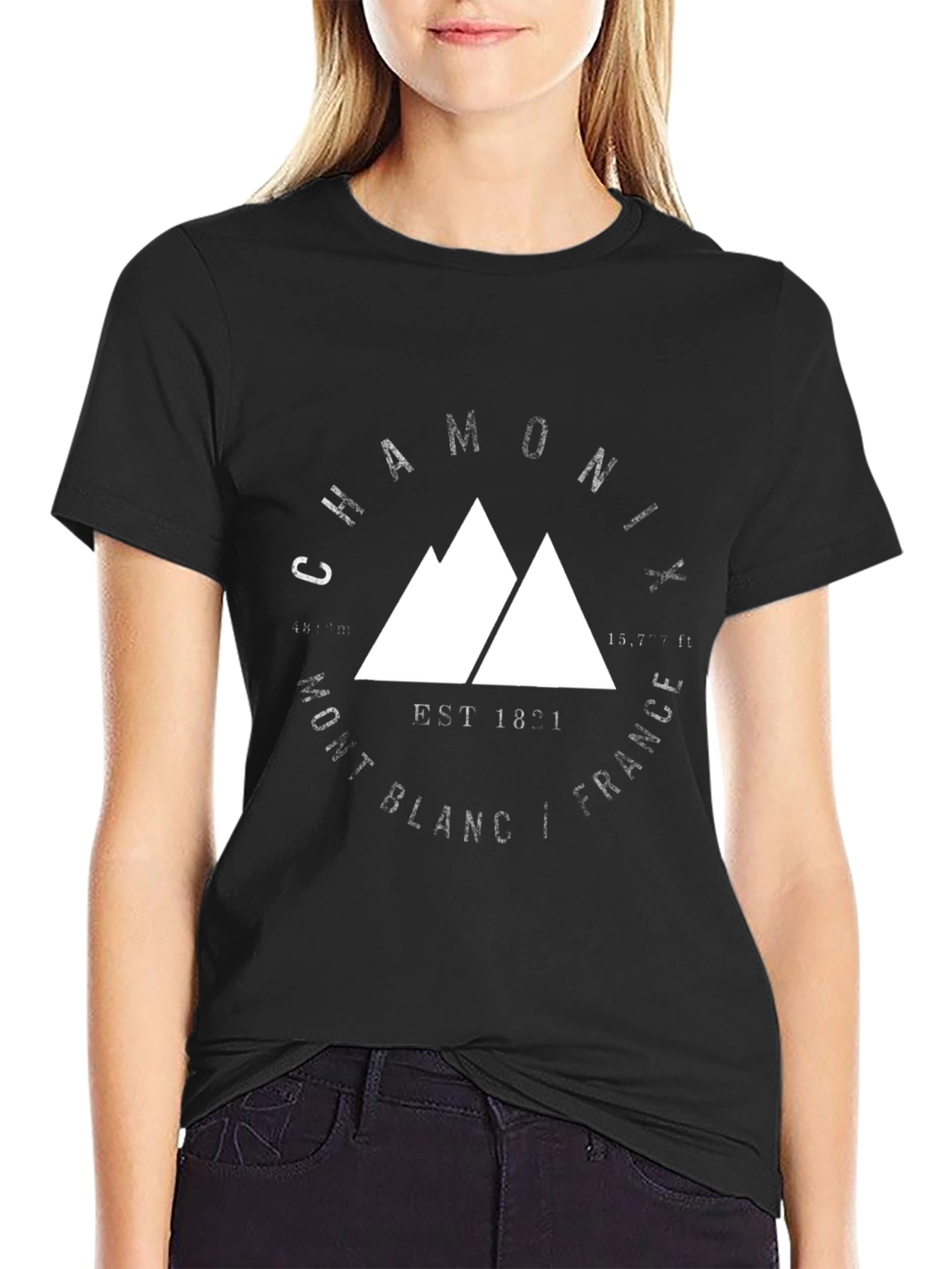 Mont Blanc Chamonix T-Shirt - Mountain Graphic Tee