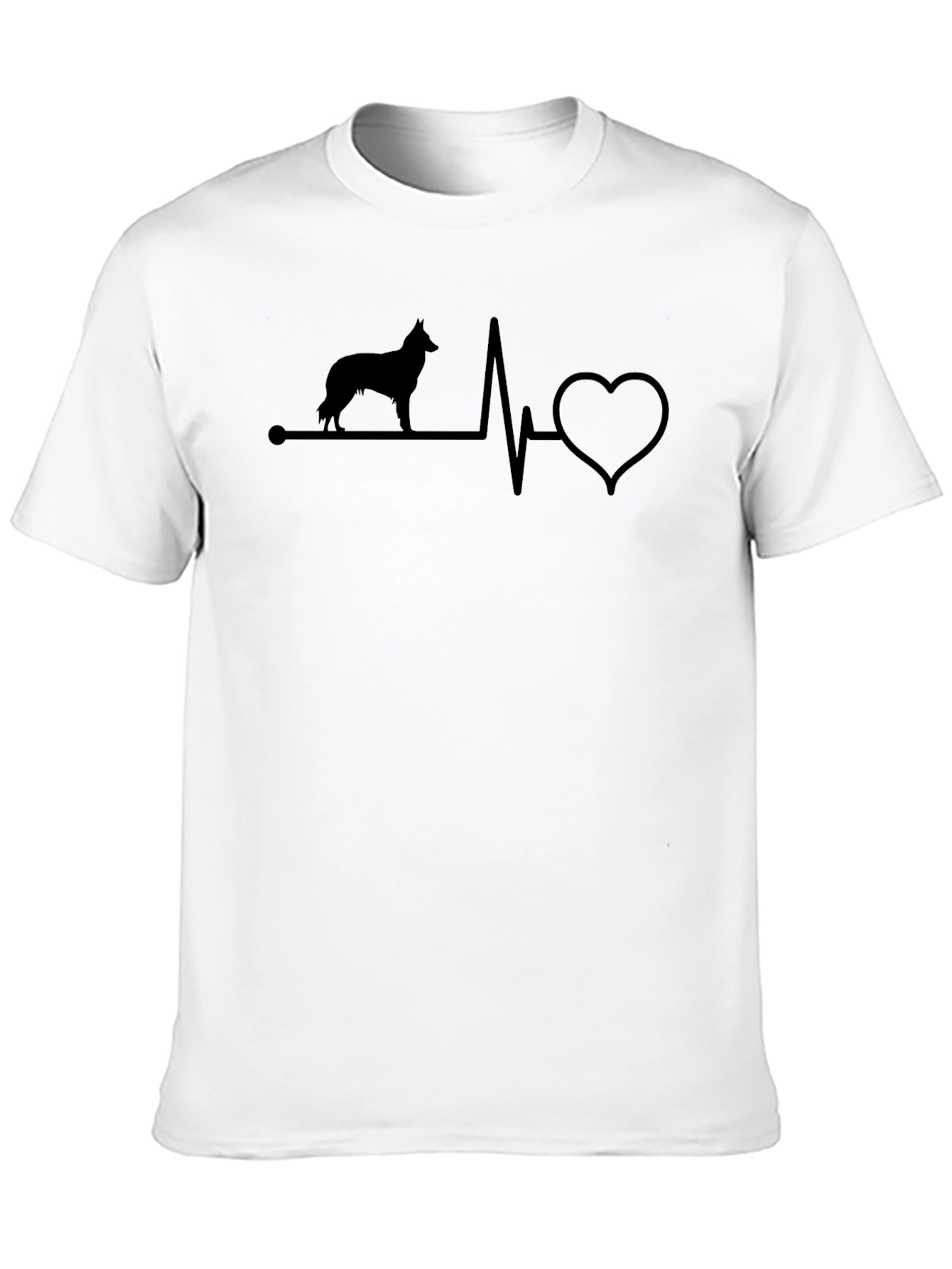 Dog Lover Heartbeat T-Shirt