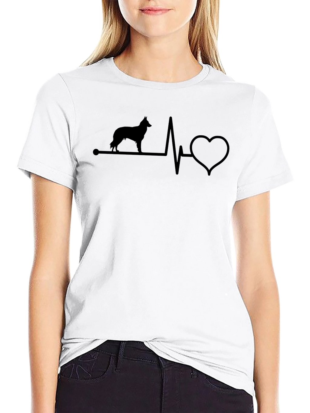 Dog Lover Heartbeat T-Shirt