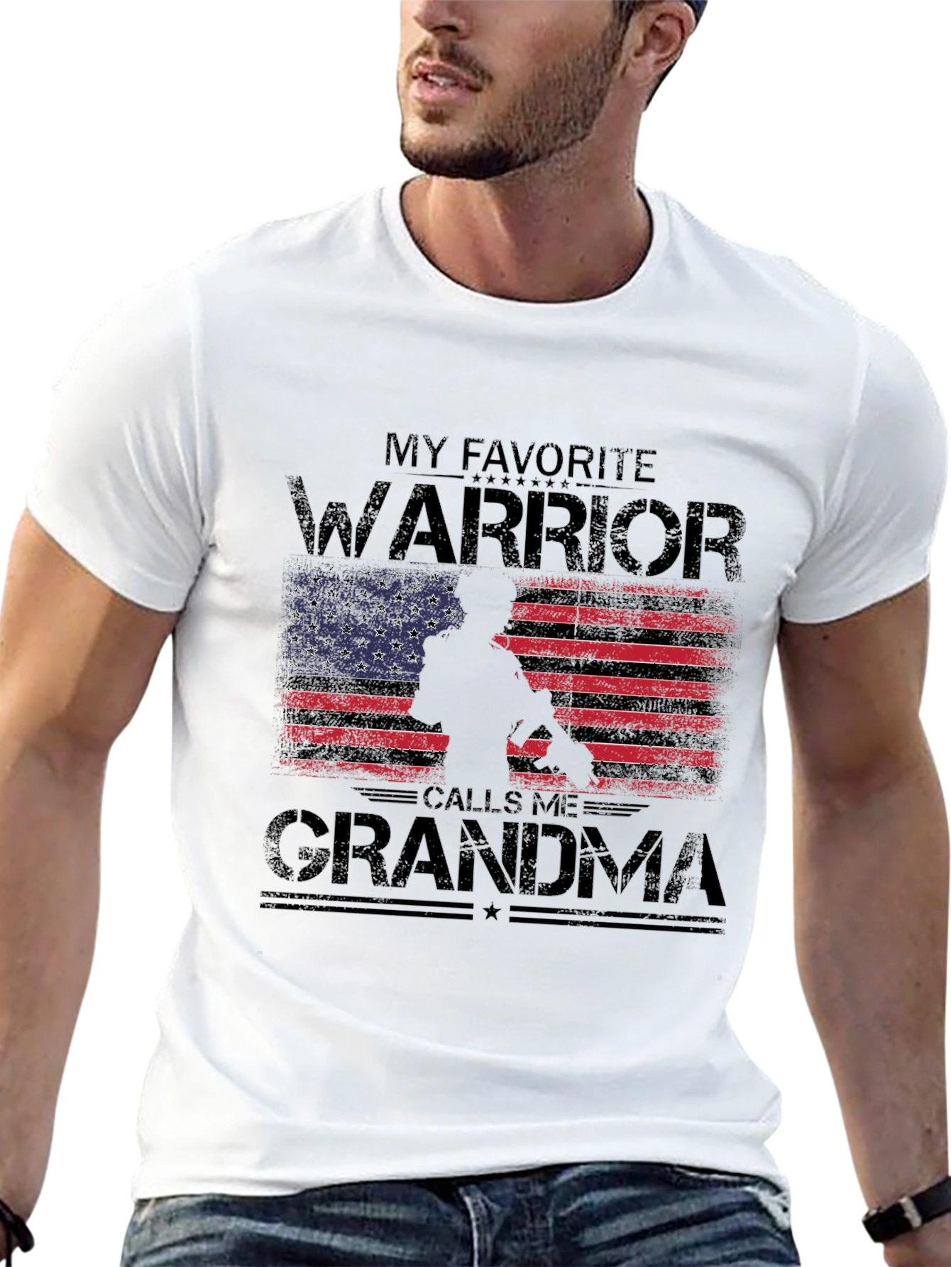 My Favorite Warrior Calls Me Grandma T-Shirt