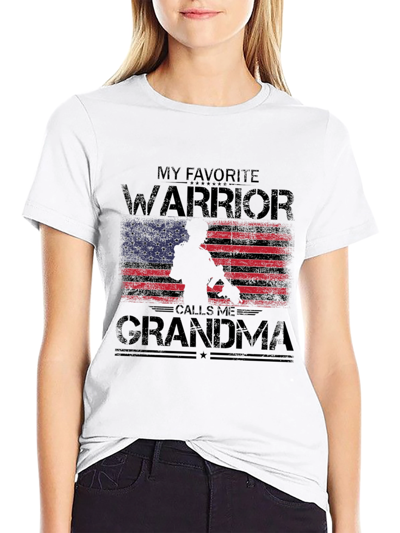 My Favorite Warrior Calls Me Grandma T-Shirt