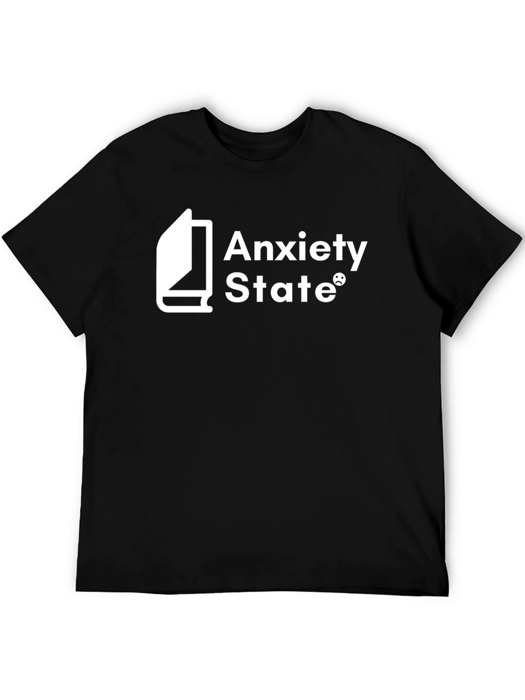 Anxiety State Graphic T-Shirt - Book Design