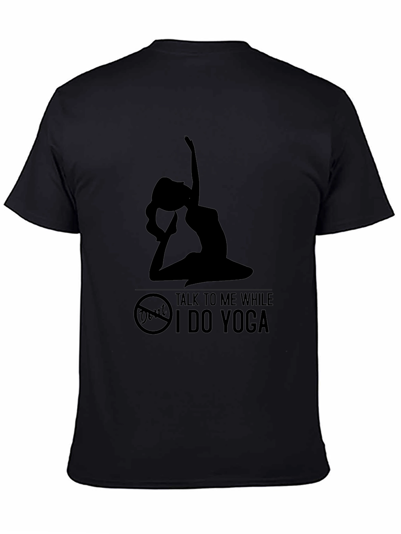 Yoga Silhouette Graphic T-Shirt