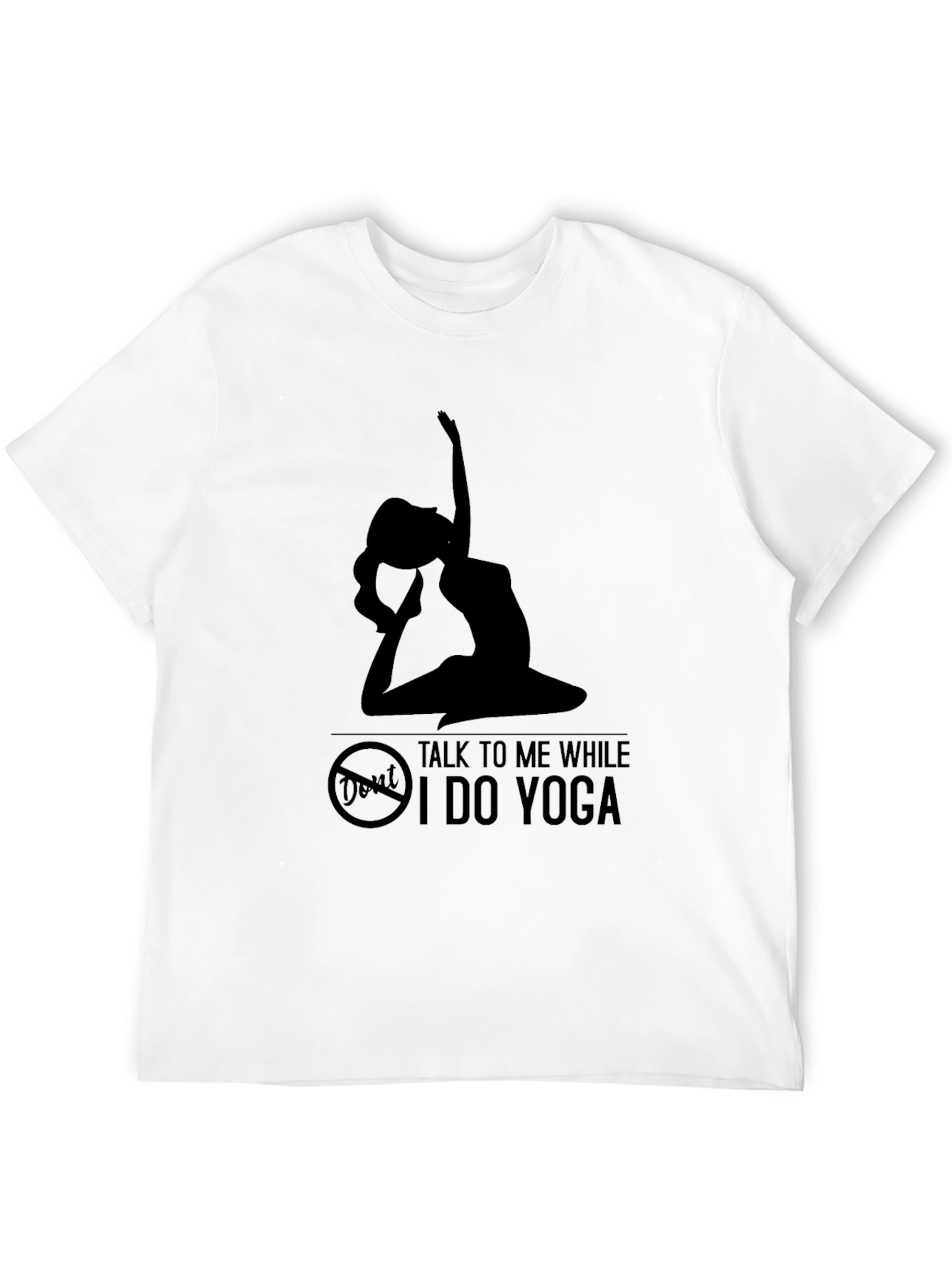 Yoga Silhouette Graphic T-Shirt