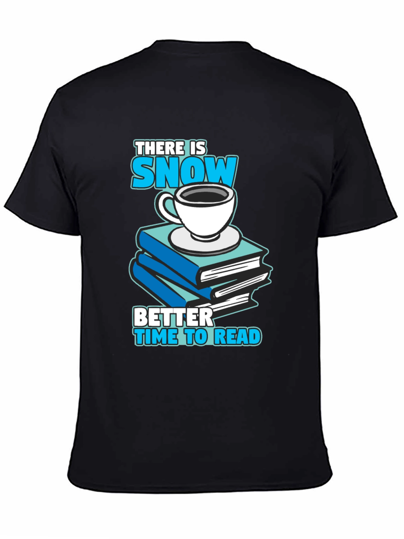 Snow Day Reading T-Shirt: Books & Coffee