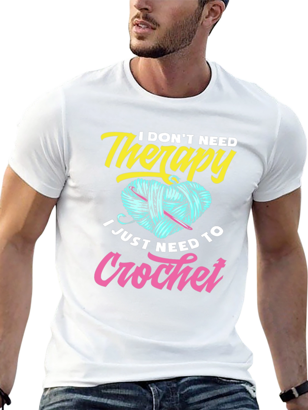 I Dont Need Therapy Crochet T-Shirt