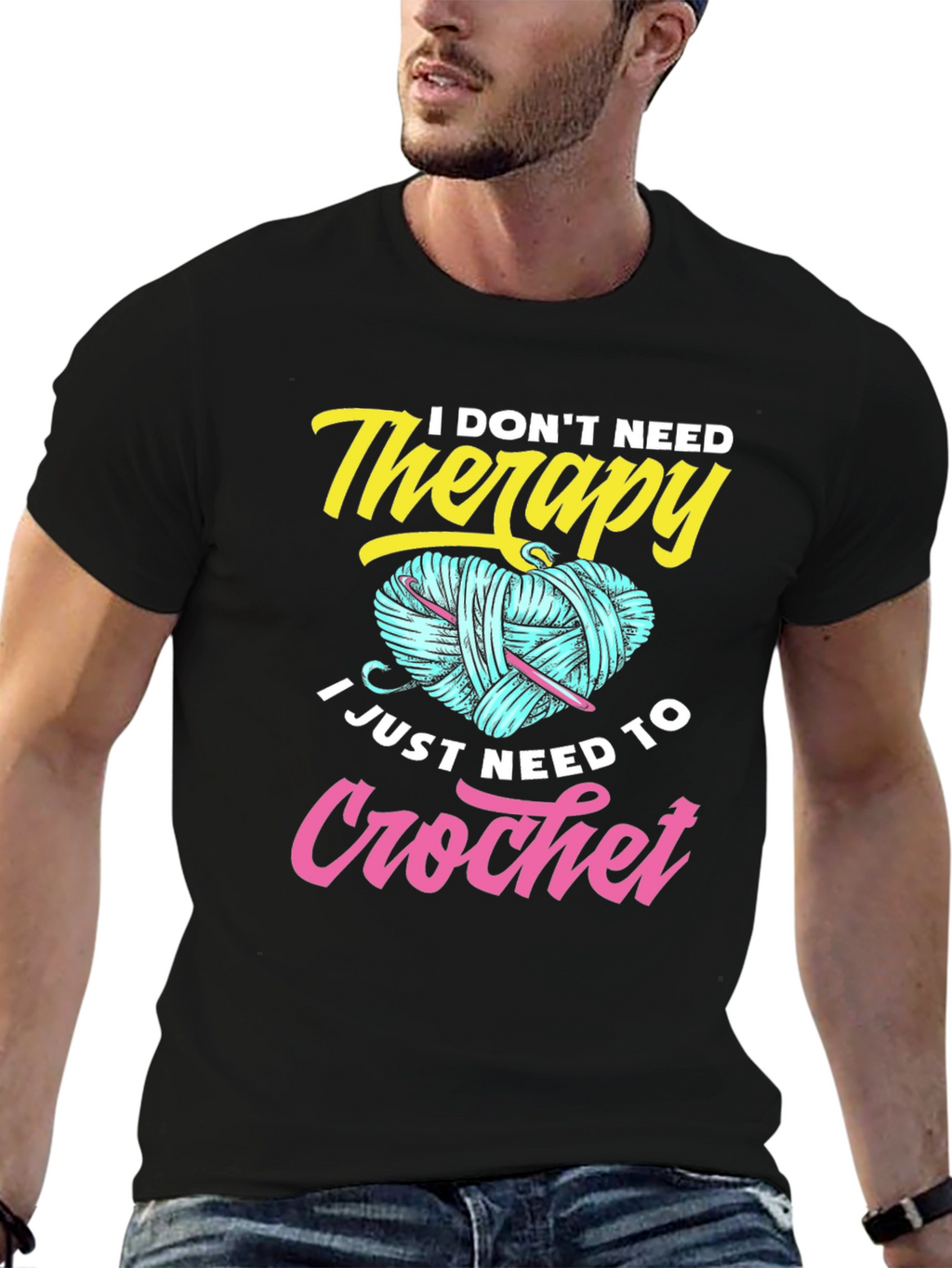 I Dont Need Therapy Crochet T-Shirt