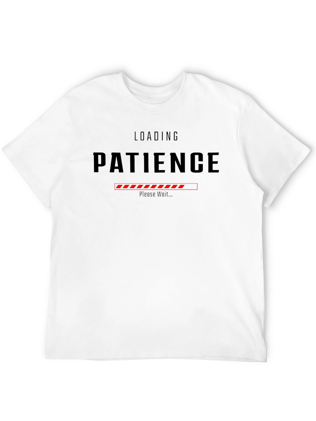 Loading Patience Graphic Tee - Black Casual Shirt