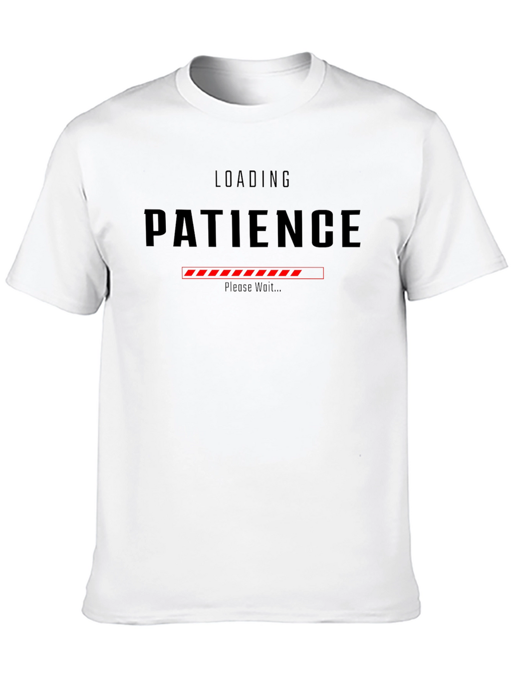 Loading Patience Graphic Tee - Black Casual Shirt