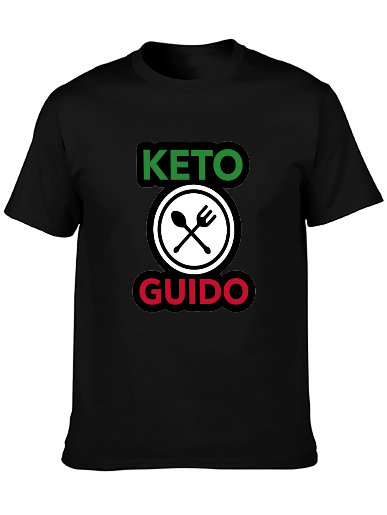 Keto Guido T-Shirt - Spoon & Fork Graphic Tee