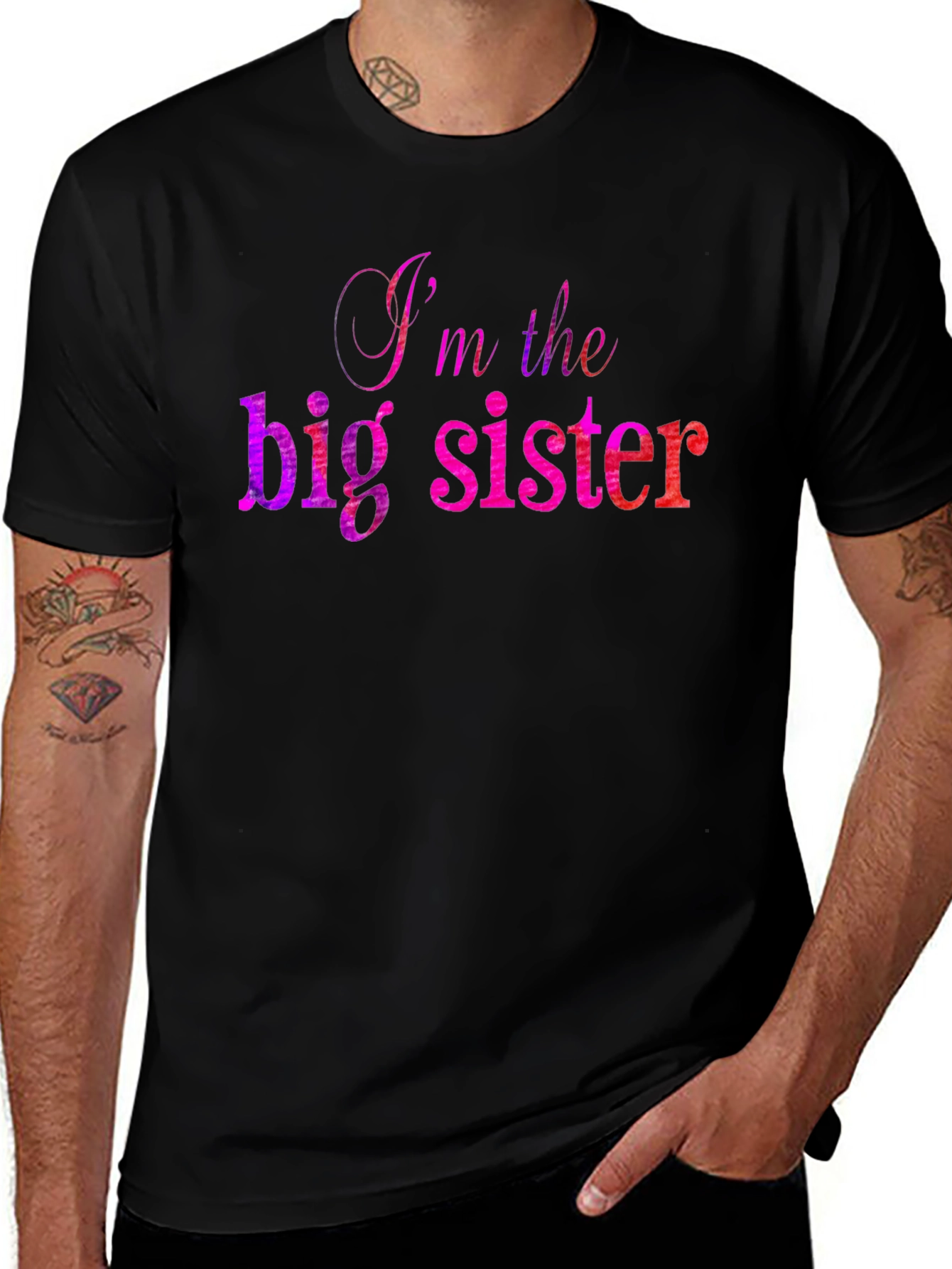 Im The Big Sister T-Shirt - Fun Sibling Apparel