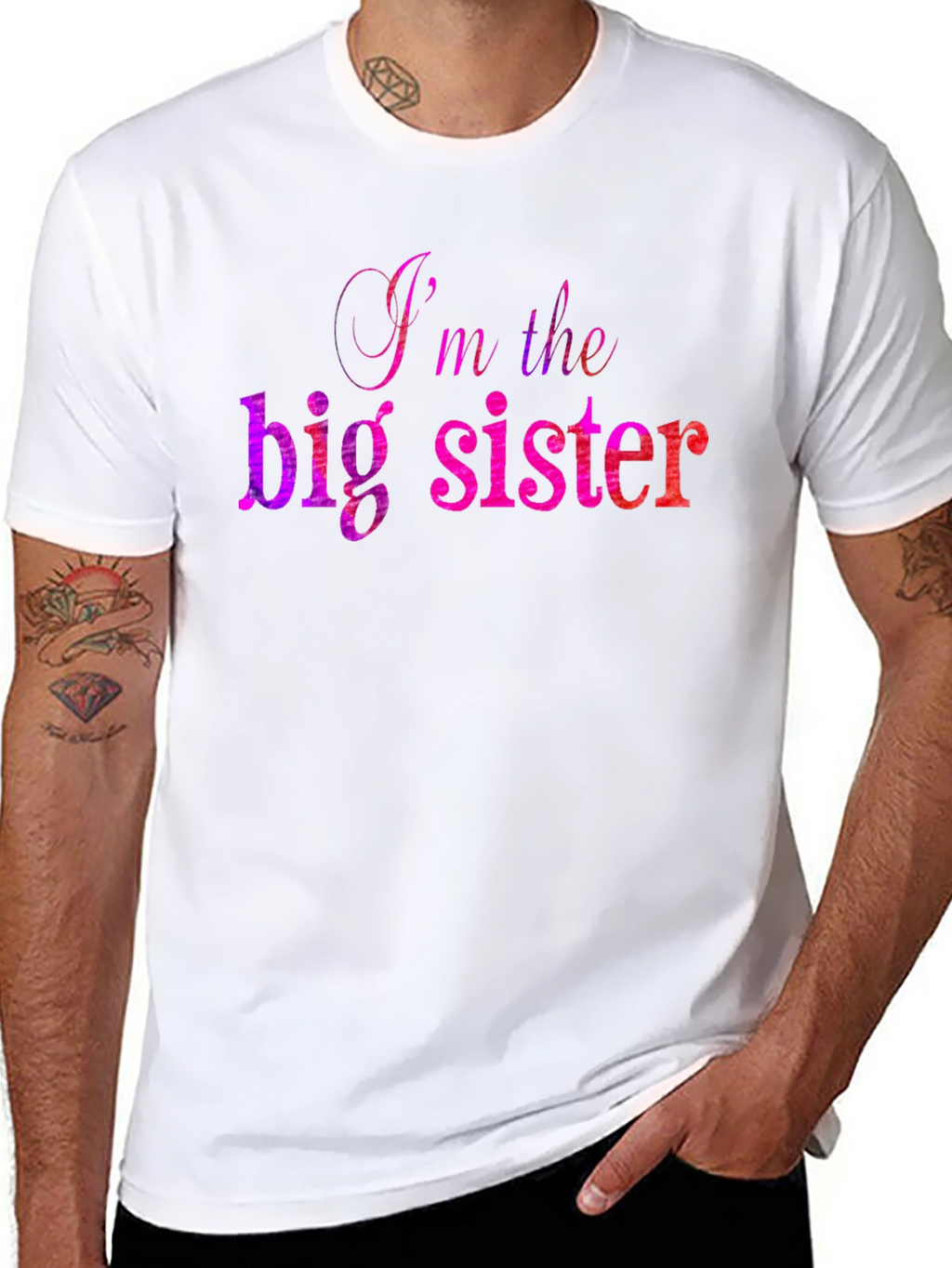Im The Big Sister T-Shirt - Fun Sibling Apparel