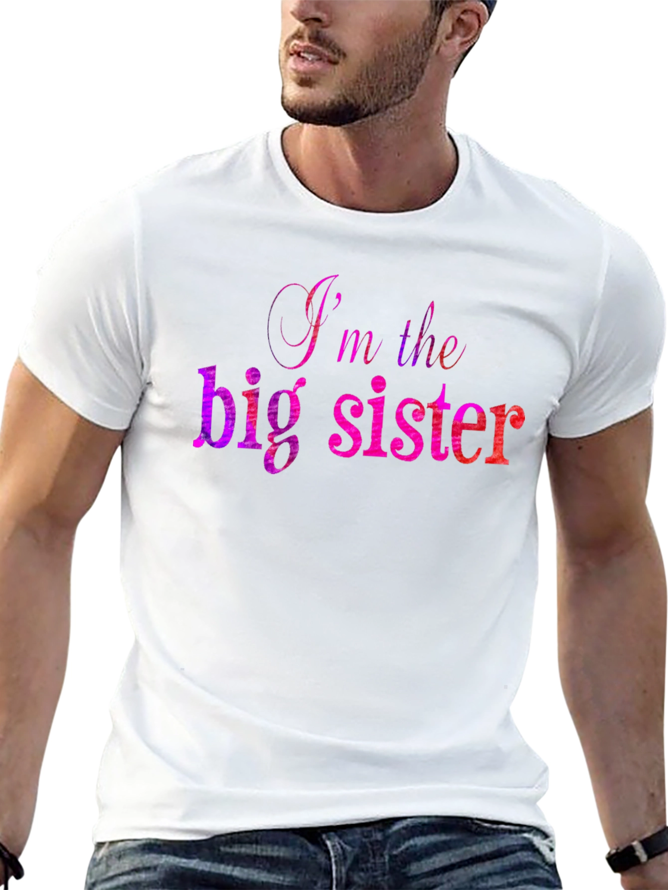 Im The Big Sister T-Shirt - Fun Sibling Apparel