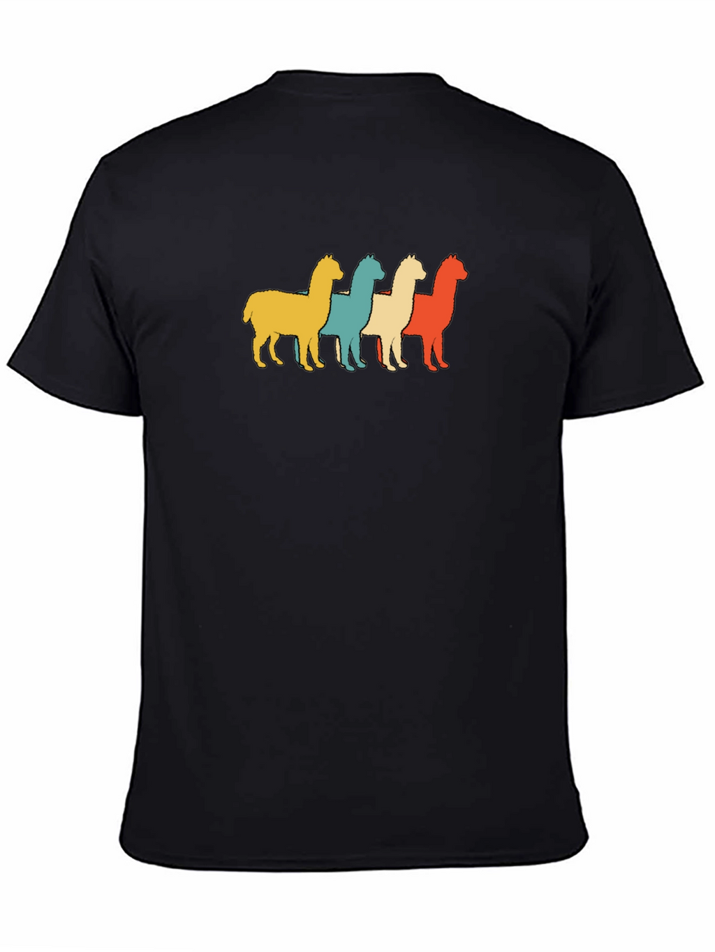 Retro Alpaca T-Shirt - Graphic Tee for Men