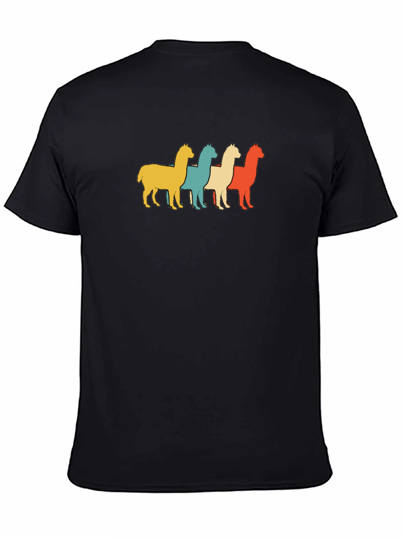 Retro Alpaca T-Shirt - Graphic Tee for Men