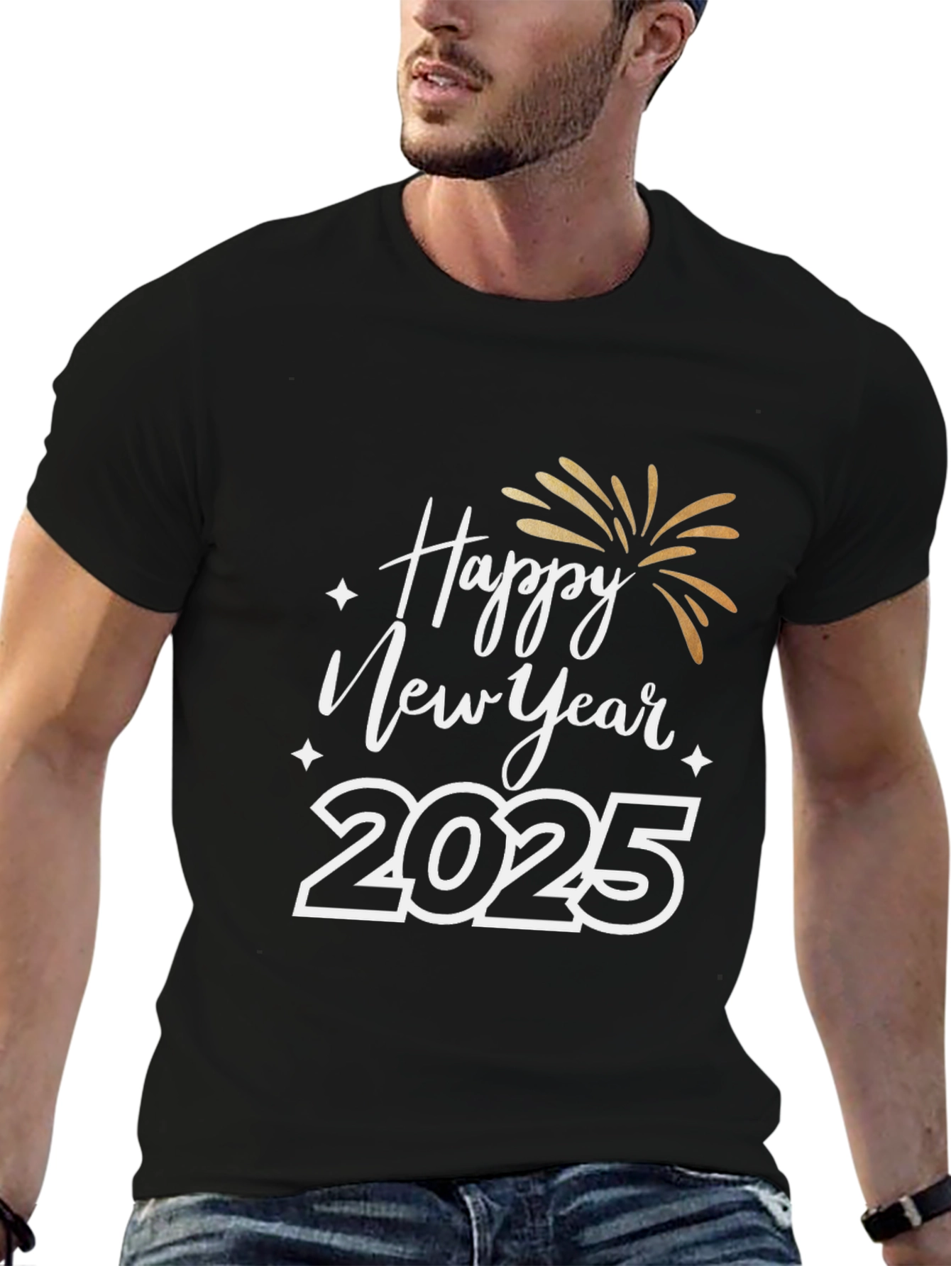 Happy New Year 2025 Graphic Tee