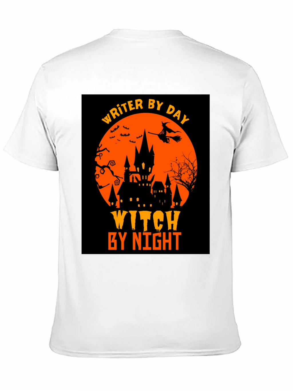 Writer By Day Witch By Night Halloween T-Shirt