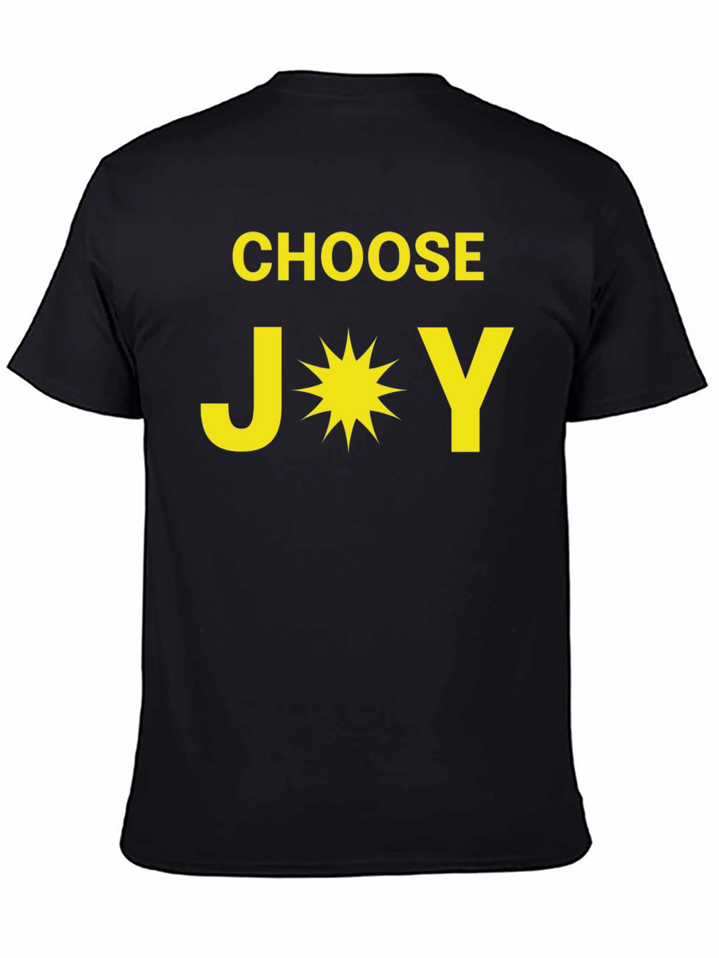 Choose Joy T-Shirt - Motivational Black Tee