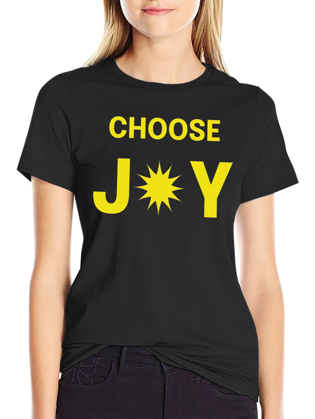 Choose Joy T-Shirt - Motivational Black Tee