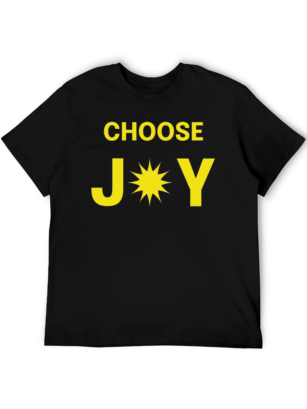 Choose Joy T-Shirt - Motivational Black Tee