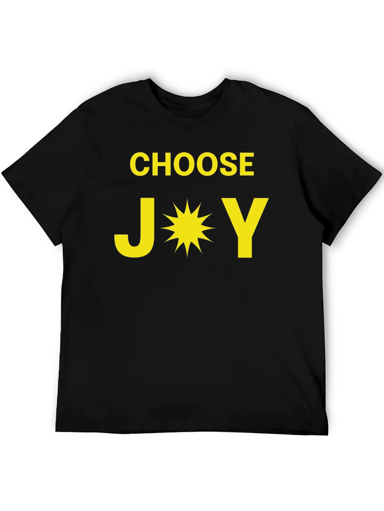 Choose Joy T-Shirt - Motivational Black Tee