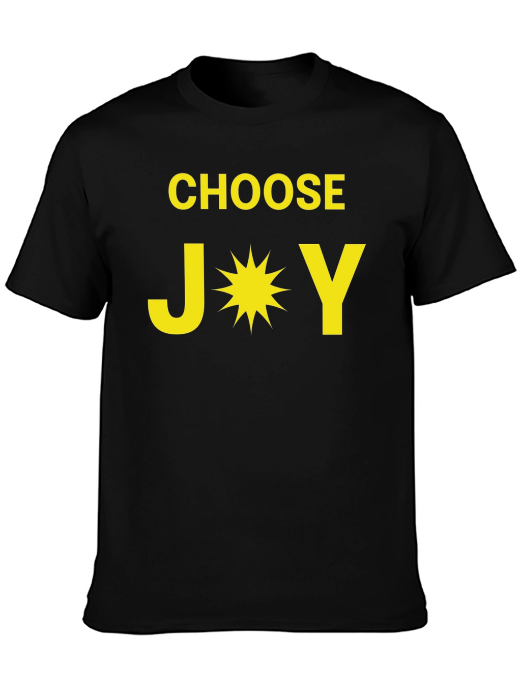 Choose Joy T-Shirt - Motivational Black Tee
