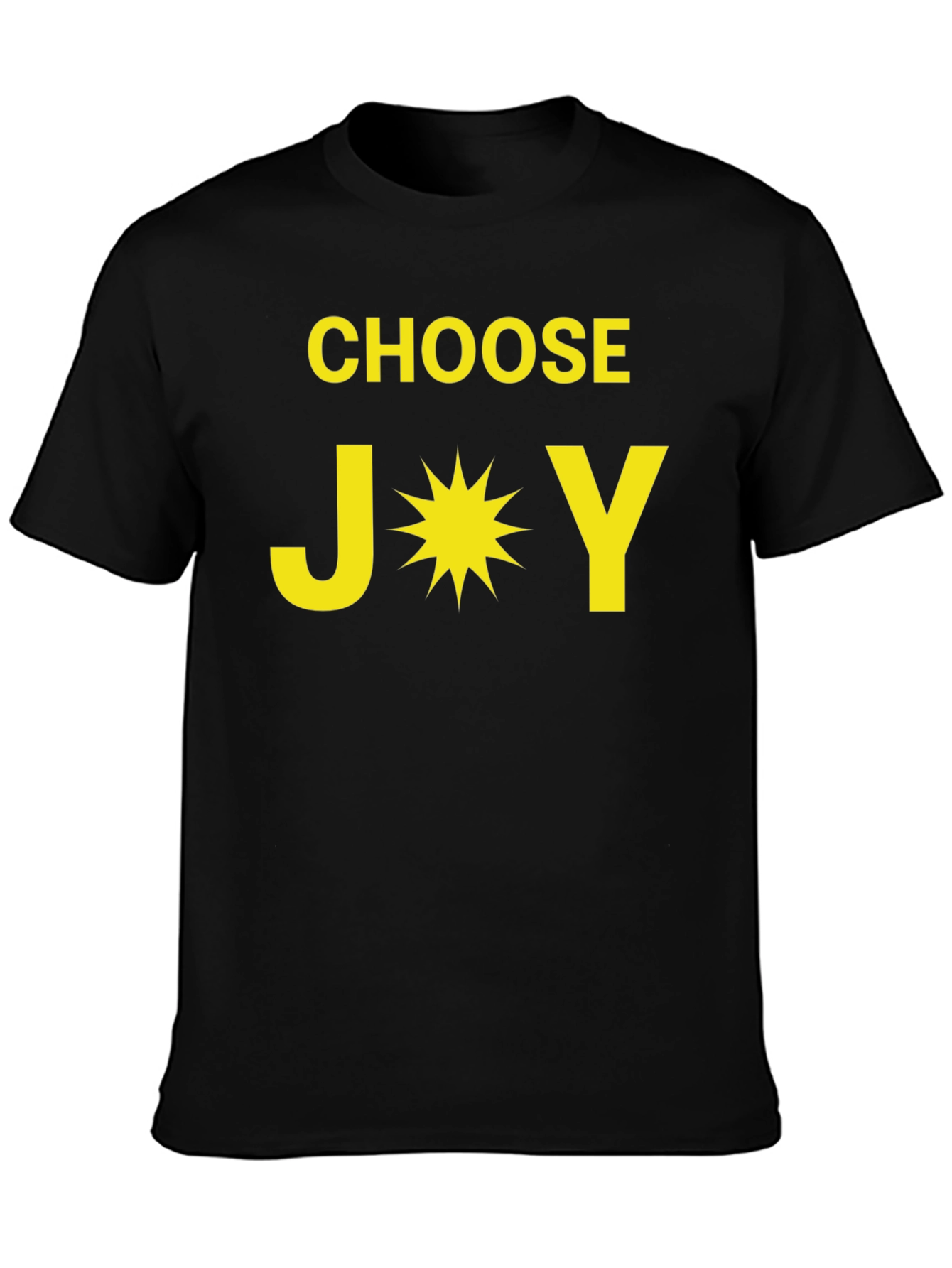 Choose Joy T-Shirt - Motivational Black Tee