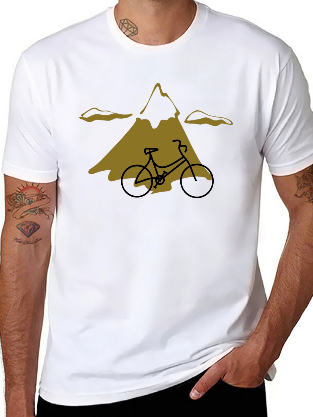 Mountain Bike Graphic Tee - Black