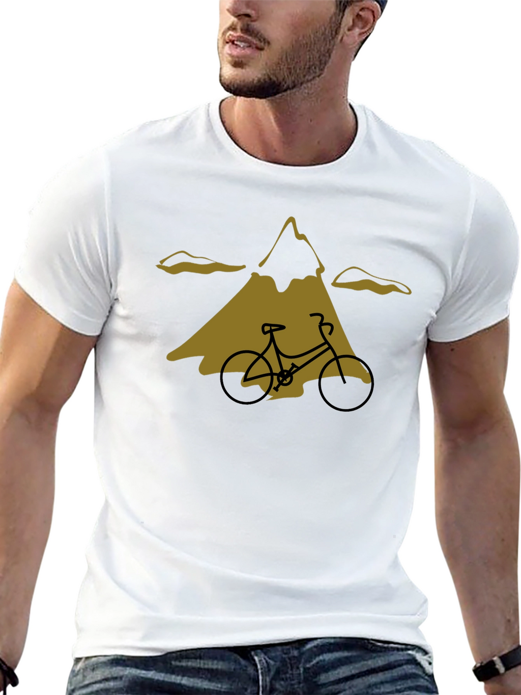 Mountain Bike Graphic Tee - Black